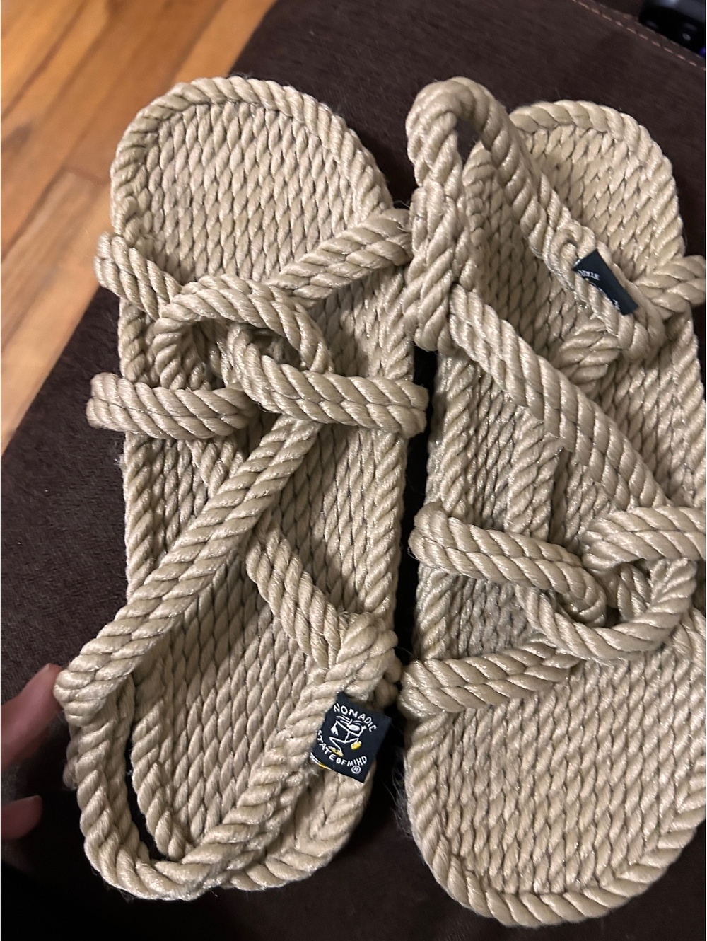 Nomadic Estate Of Mind Beige Rope Sandals